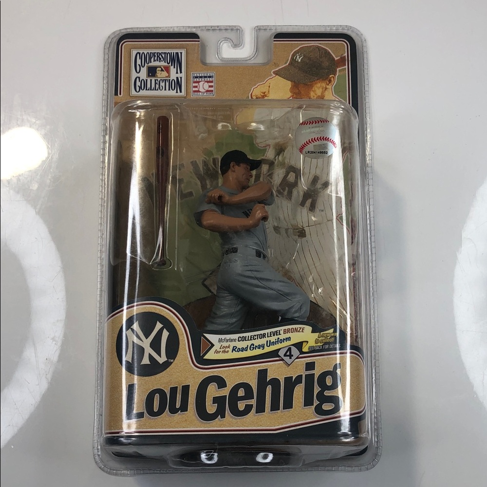 McFarlane MLB Lou Gehrig New York Yankees Figure Variant Cooperstown Series 8